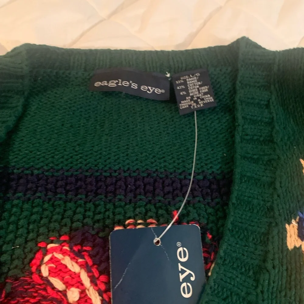 LONGEBERGER GREEN SWEATER. - Picture 3 of 5